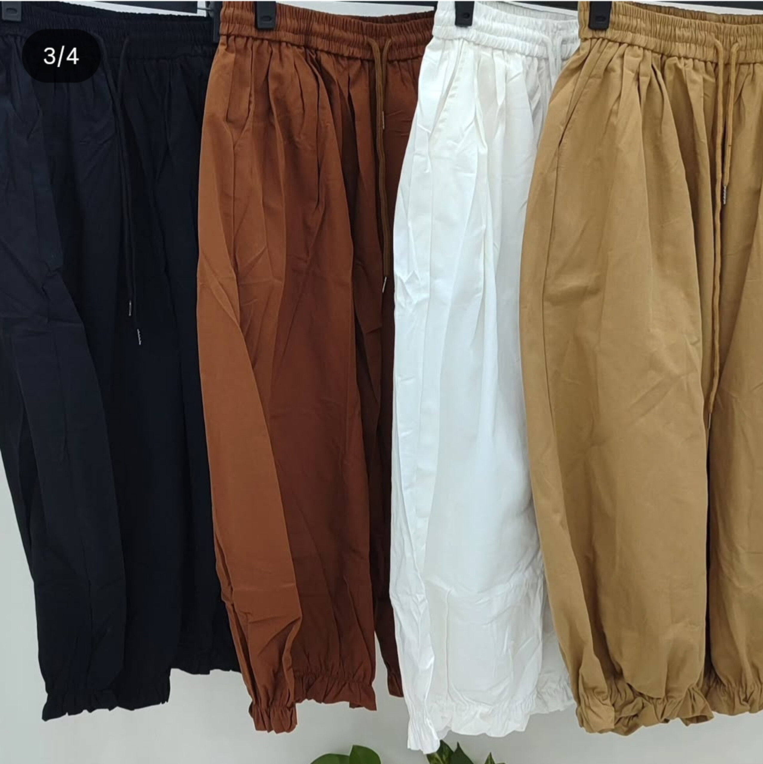 شلوار کتان عروسکی