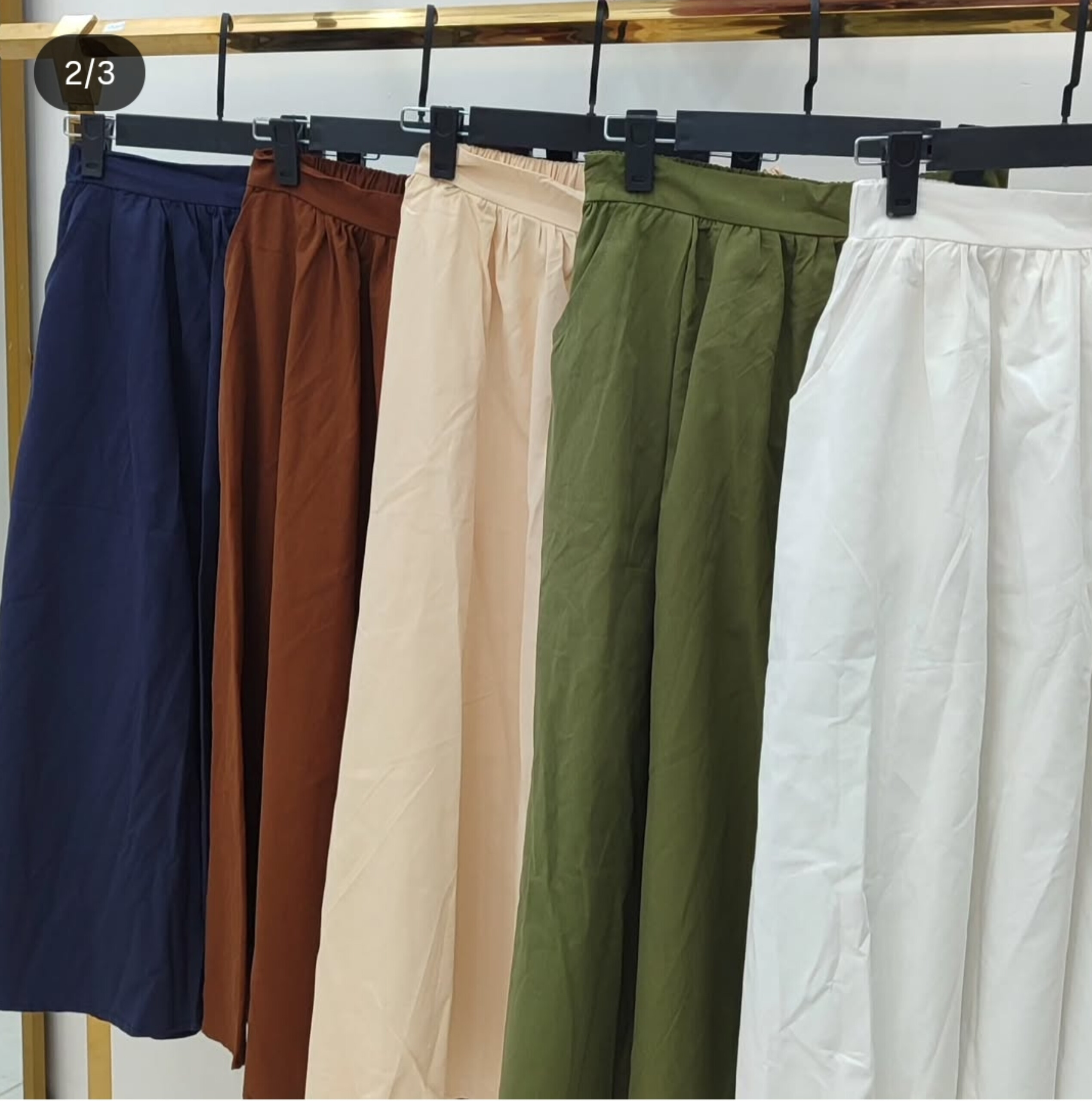 دامن کتان دخترانه